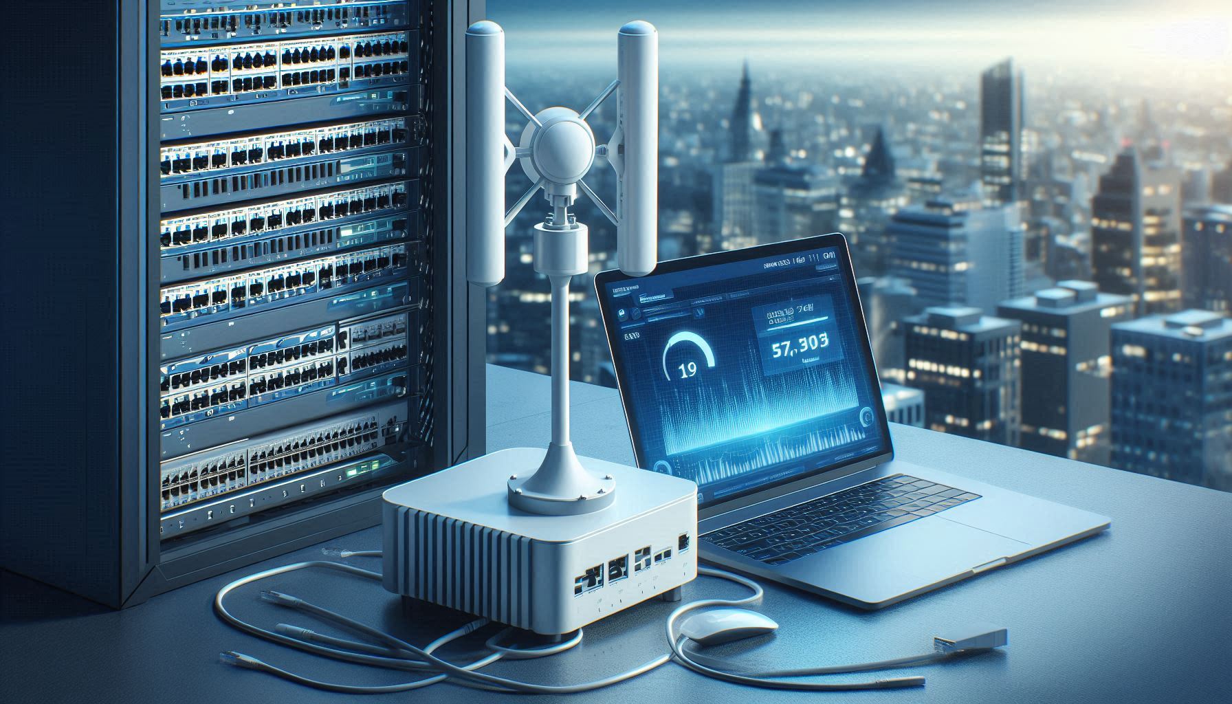 تست سرعت اینترنت رادیویی وایرلس